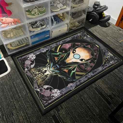 Bats Rug – Epic DC Floor Mat for Game Room or Hero Fan Gift - Image 3