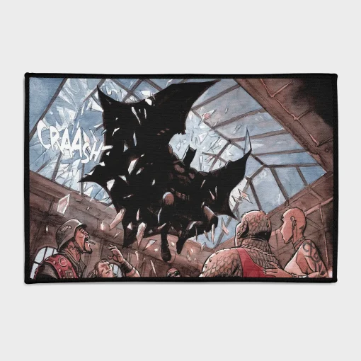 For fans of the *Batman* comics, this Bats area rug is the perfect addition to boys' bedrooms or otaku setups. Stylish and dynamic, it adds an iconic comic vibe to any space.