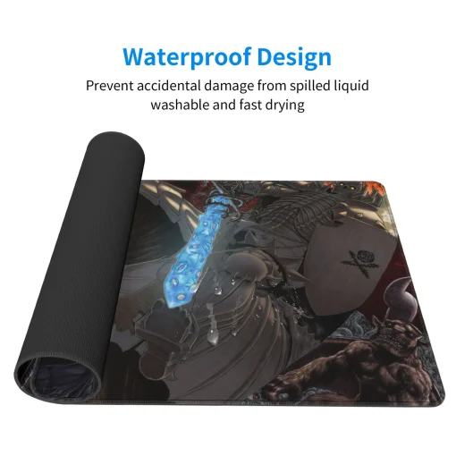 Skull Knight Mouse Pad & Desk Mat - Image 3