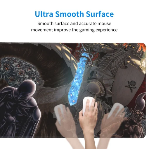 Skull Knight Mouse Pad & Desk Mat - Image 4