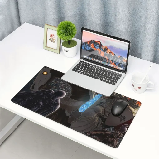 Skull Knight Mouse Pad & Desk Mat - Image 6
