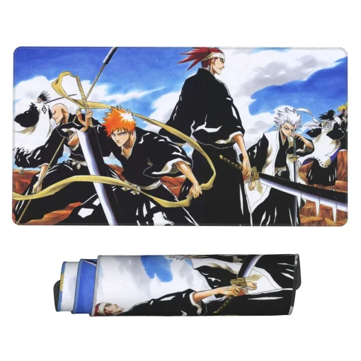 This Bleach mouse pad is a cool anime desk mat, ideal for gaming rooms, otaku bedrooms, or fan collections. A perfect gift for anime lovers.