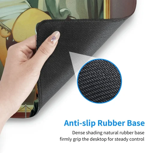 Pochita Man Mouse Pad & Desk Mat - Image 5