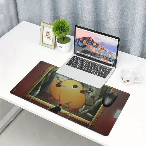 Pochita Man Mouse Pad & Desk Mat - Image 6