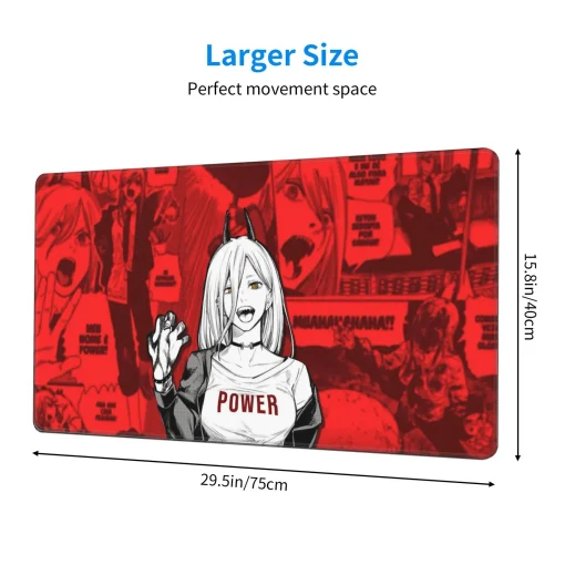 Power Man Mouse Pad & Desk Mat - Image 2