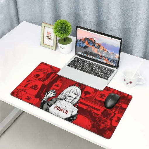 Power Man Mouse Pad & Desk Mat - Image 6