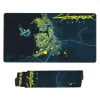 This Cyberpunk 2077 map mouse pad is a futuristic gaming desk mat, perfect for otaku rooms, gaming setups, or collector displays. A stylish gift for fans.
