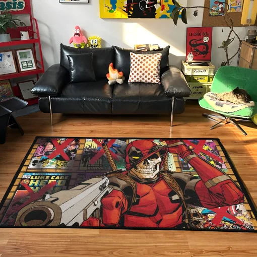 DP Rug – Fun Comic Rug for Game Room or Anti-Hero Fan Gift - Image 2