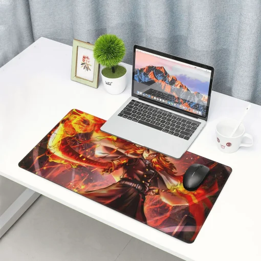 Rengoku Mouse Pad & Desk Mat - Image 6