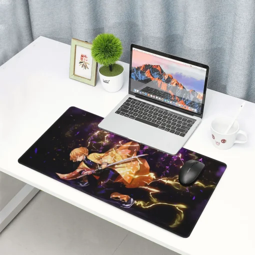 Slayer Zenitsu Mouse Pad & Desk Mat - Image 6