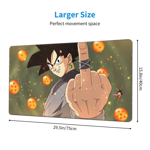 Goku Black Mouse Pad & Desk Mat - Image 2