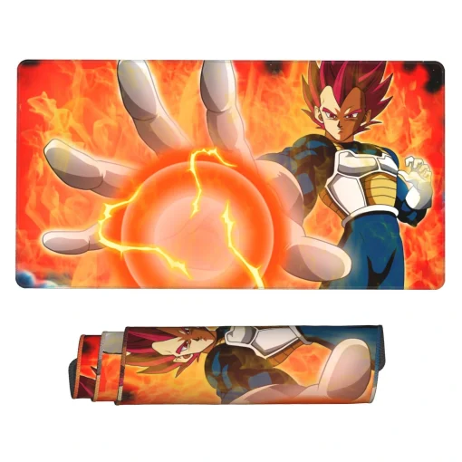 This Vegeta mouse pad is a cool Dragon Ball desk mat, perfect for anime collectors, gaming setups, or otaku rooms. A great DB gift for fans.