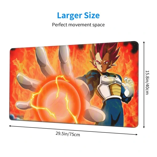 Vegeta Mouse Pad & Desk Mat - Image 2