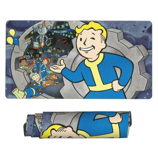 This Fallout 76 mouse pad is a stylish wasteland-themed desk mat, ideal for gaming rooms, workspaces, or otaku bedrooms. A great gift for collectors and fans.