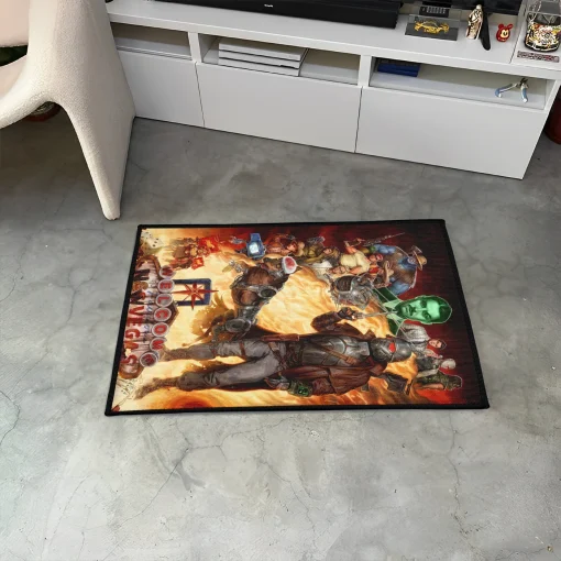 New Vegas Rug – Cool RPG Carpet for Otaku Room or Retro Decor - Image 3