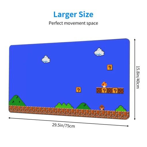 Mario Mouse Pad & Desk Mat - Image 2