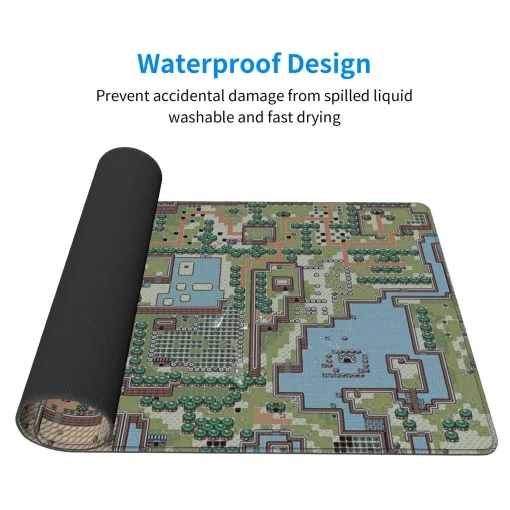 Kanto Region Map Mouse Pad & Desk Mat - Image 3
