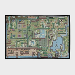 Kanto Region Map Rug – Cool Game Carpet for Gaming Room or Fan Decor
