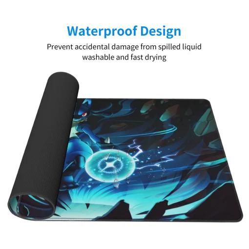 Lucario Mouse Pad & Desk Mat - Image 3