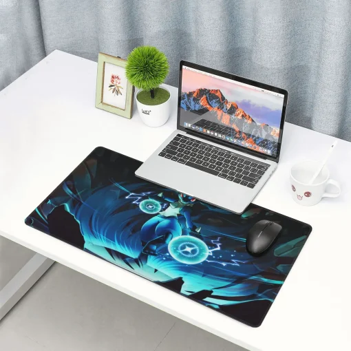 Lucario Mouse Pad & Desk Mat - Image 6