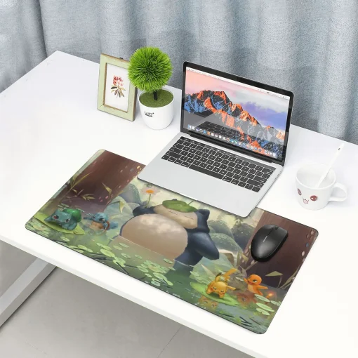 Snorlax Mouse Pad & Desk Mat - Image 6