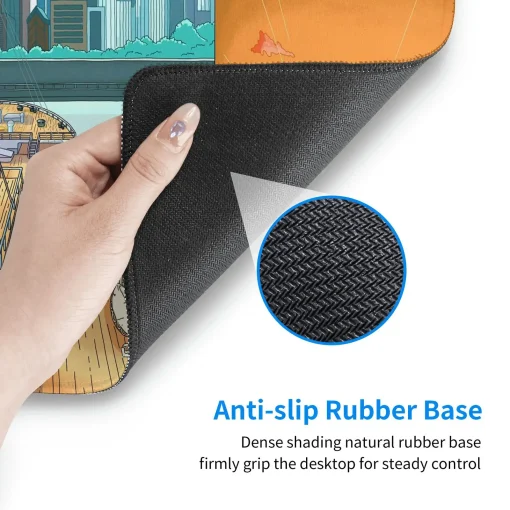 Rick Truman Show Mouse Pad & Desk Mat - Image 5