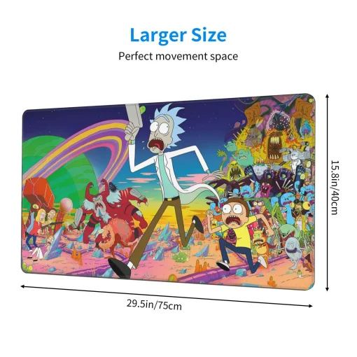 Rick Morty Mouse Pad & Desk Mat - Image 2