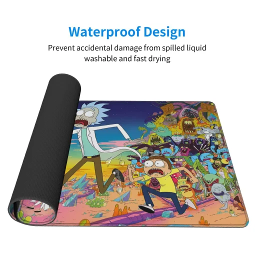 Rick Morty Mouse Pad & Desk Mat - Image 3