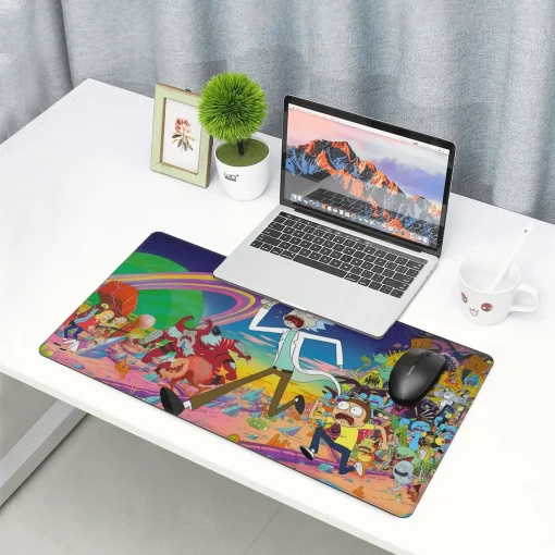 Rick Morty Mouse Pad & Desk Mat - Image 6