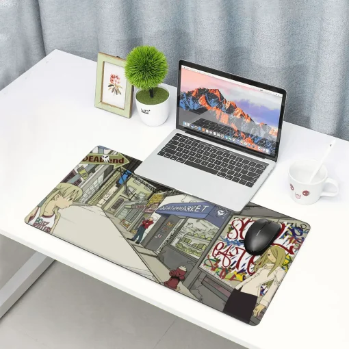 Eater Mouse Pad & Desk Mat - A - Image 6