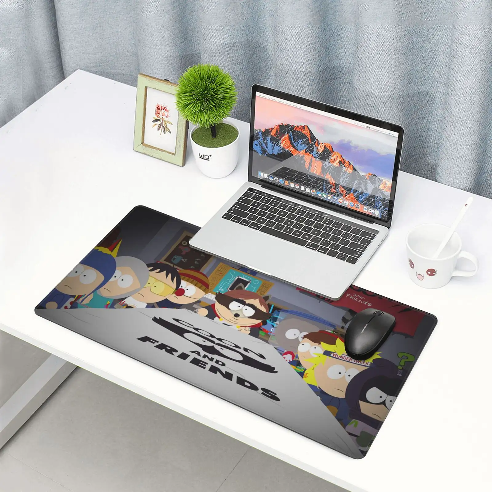S Park Mouse Pad & Desk Mat - C - Image 6
