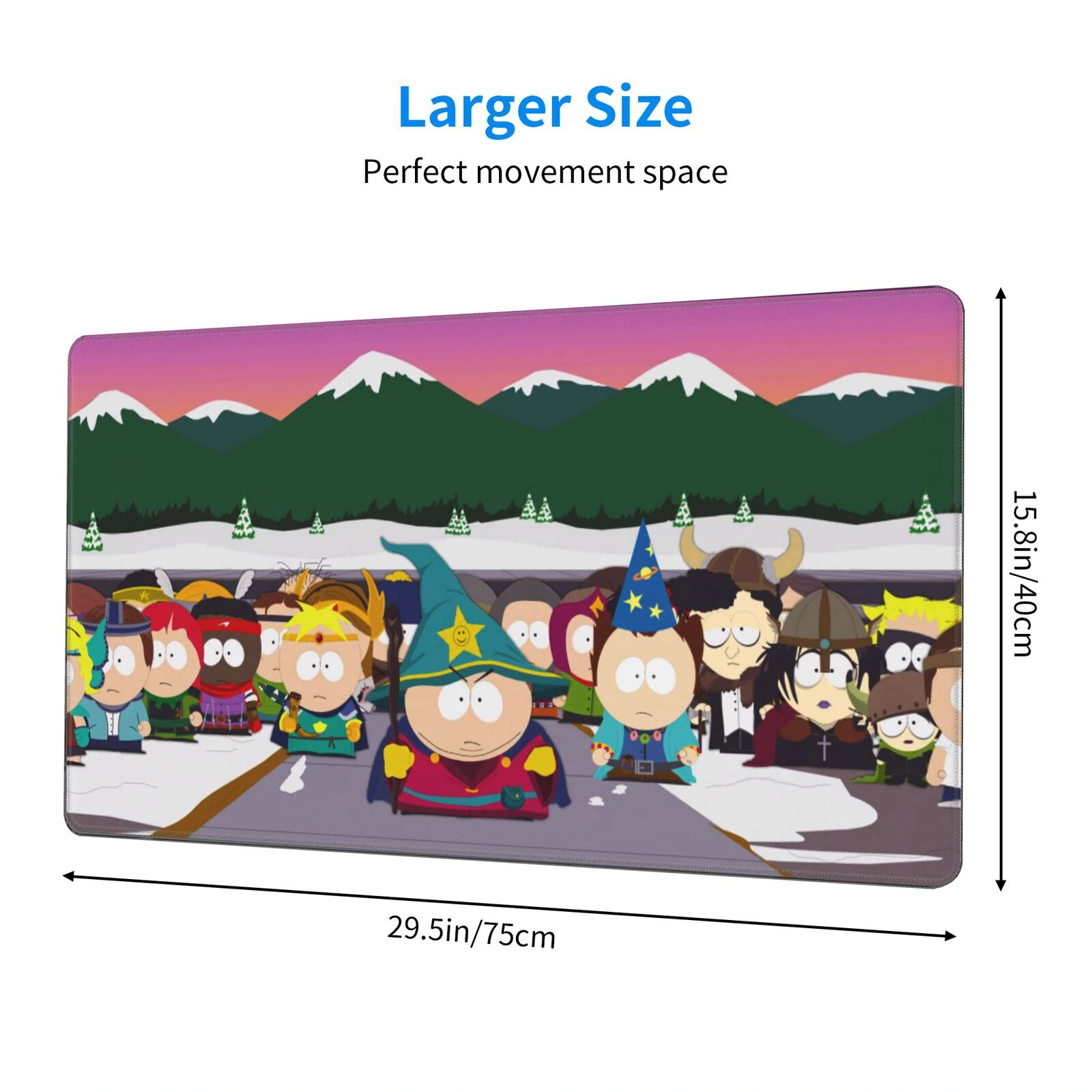 S Park Mouse Pad & Desk Mat - B - Image 3