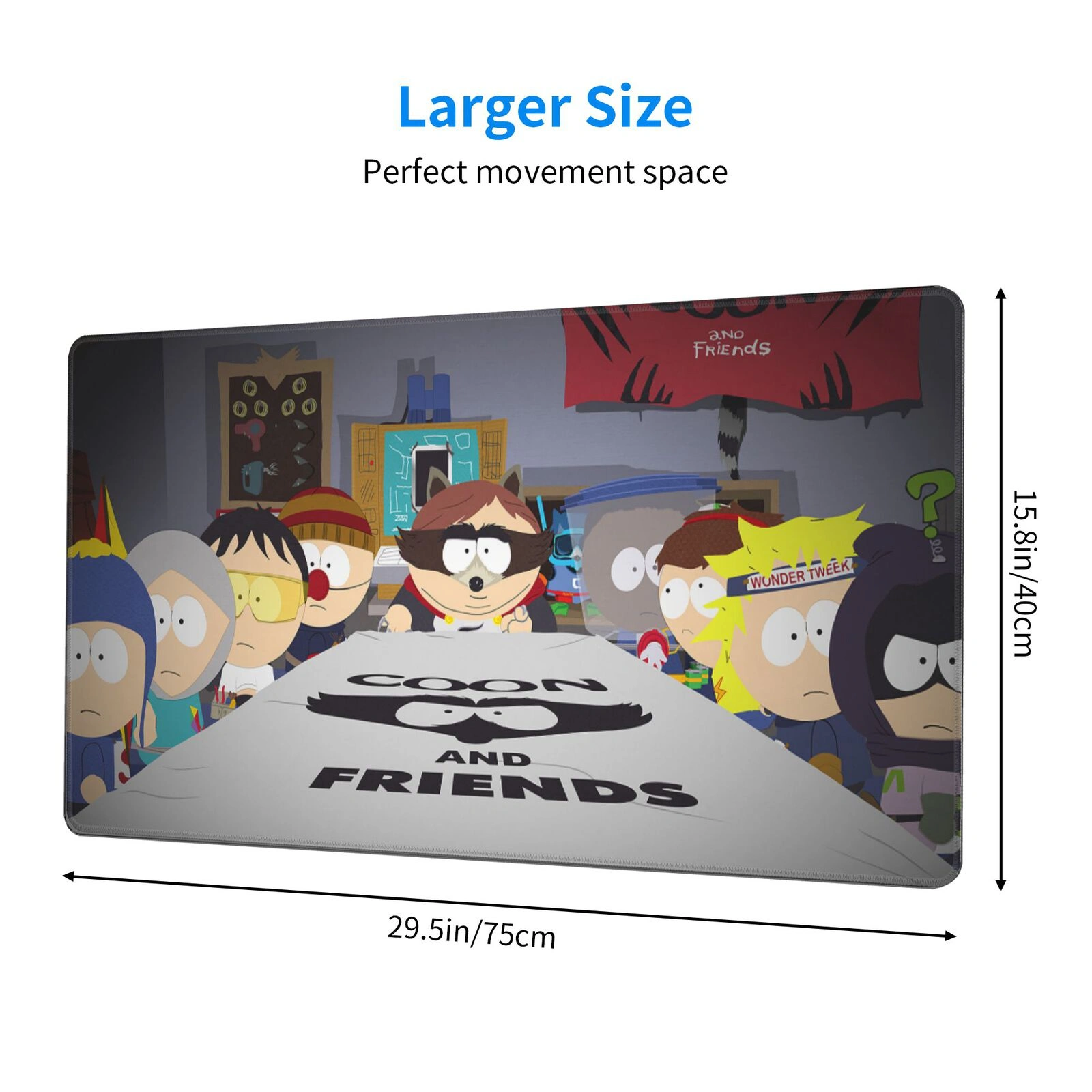 S Park Mouse Pad & Desk Mat - C - Image 2