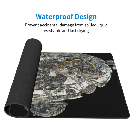 Millennium Falcon Mouse Pad & Desk Mat - Image 3