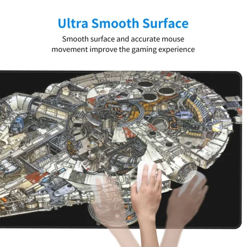 Millennium Falcon Mouse Pad & Desk Mat - Image 4