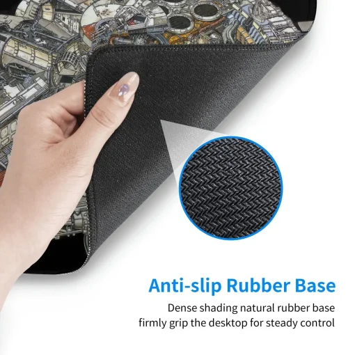 Millennium Falcon Mouse Pad & Desk Mat - Image 5