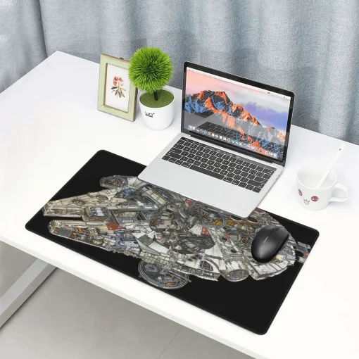 Millennium Falcon Mouse Pad & Desk Mat - Image 6
