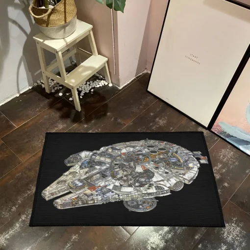 Millennium Falcon Rug – Epic Star Wars Rug for Boys Bedroom or Collector Merch - Image 3