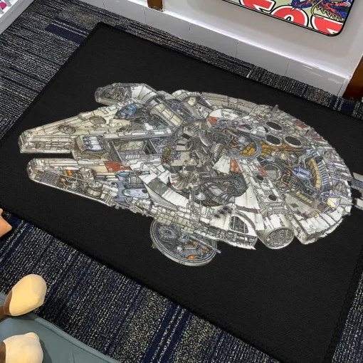 Millennium Falcon Rug – Epic Star Wars Rug for Boys Bedroom or Collector Merch - Image 4