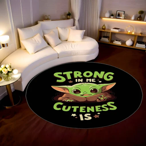 Mater Round Rug – Epic Sci-Fi Rug for Otaku Room or Jedi Fan Setup - Image 2