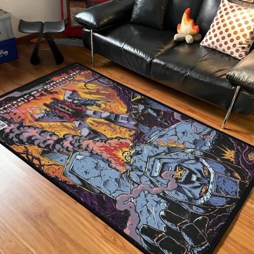 Trans Robot Rug – Cool Robot Rug for Kids Room or Gaming Setup - Image 2