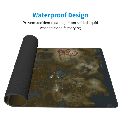 Tears of the Kingdom Map Mouse Pad & Desk Mat - Image 3