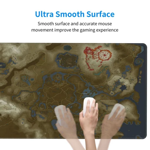 Tears of the Kingdom Map Mouse Pad & Desk Mat - Image 4