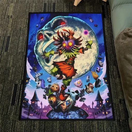 Majora’s Mask Rug – Unique Game Rug for Otaku Room or Fan Decor - Image 4