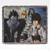 Death Note Woven Tapestry Throw Blanket - Dark anime wall art for room decor