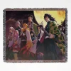 Demon Slayer Woven Tapestry Throw Blanket - Perfect for wall hanging or cozy throw