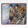 Attack on Titan Woven Tapestry Throw Blanket – Epic Wall Art & Home Decor, Perfect Gift for Anime Lovers