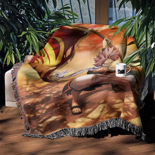 Fairy Tail Woven Tapestry Throw Blanket - Stylish wall rug for collectors - Image 3