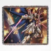 Gundam Woven Tapestry Throw Blanket - Mecha anime wall art for collectors