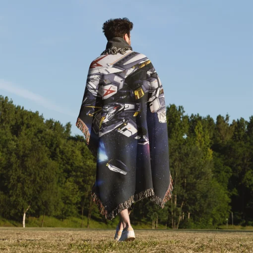 Gundam Woven Tapestry Throw Blanket - Perfect gift for Gundam fans - Image 5